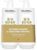 Szampony i odżywki dla psów - Goldwell Goldwell DLS Rich Repair Szamp.+Odż. DUO 2x1000ml - miniaturka - grafika 1