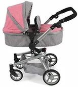 Wózki dla lalek - Bayer Chic 2000 Chic 2000 593-57 wózek dla lalek kombi Yolo, melanż różowy 593-57 - miniaturka - grafika 1