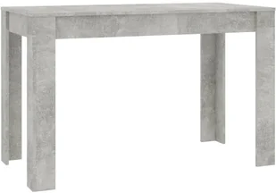 vidaXL Stół jadalniany, betonowy szary, 120x60x76 cm, płyta wiórowa - Stoły - miniaturka - grafika 2