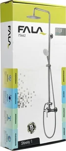 Fala KOLUMNA PRYSZNICOWA STEELY 1 75662 ZYSKAJ RABAT 30 ZŁ 75662 - Zestawy prysznicowe - miniaturka - grafika 11