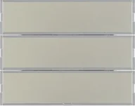 Systemy inteligentnych domów - Berker Hager Hager KNX easy K.1/K.5 stal szlachetna Przycisk 3-krotny z polem opisowym diodami LED RGB i czujnikiem temperatury B_80163773 - miniaturka - grafika 1