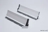 Zawiasy, okucia i inne akcesoria - Blum Boki do szuflady TANDEMBOX ANTARO, 378M5502SA, L-550 mm, Wys. M, R+L, Jedwabiście biały, 299370 - miniaturka - grafika 1