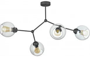TK Lighting Lampa sufitowa Fairy 4 punktowa czarna 2730 - 2730 - Lampy sufitowe - miniaturka - grafika 2