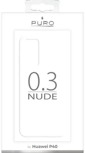 PURO PURO 0.3 Nude etui na Huawei P40 przezroczyste HWP4003NUDETR - Etui i futerały do telefonów - miniaturka - grafika 3