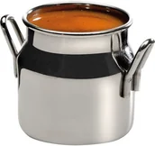 Wyposażenie lokali gastronomicznych - APS Mini bańka, kanka 0,08 l, zestaw 4 sztuk, inox | Snack Holder 40640 - miniaturka - grafika 1