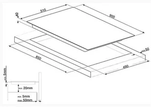 Płyta elektryczna do zabudowy Smeg SE395ETB - Płyty elektryczne do zabudowy - miniaturka - grafika 3