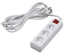 DPM 3 gniazda z uziemieniem 3m - Listwy zasilające - miniaturka - grafika 2