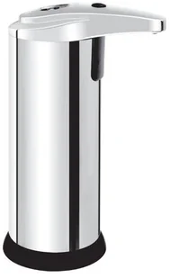 Bisk Dozownik do mydła w płynie automatyczny wolnostojący plastik chrom - Dozowniki papieru i mydła dla firm - miniaturka - grafika 2