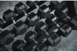 Bauer Fitness Hantla ogumowana HEX AC-1704 10 kg - Bauer Fitness Ba-AC-1704 - Hantle i ciężarki - miniaturka - grafika 3