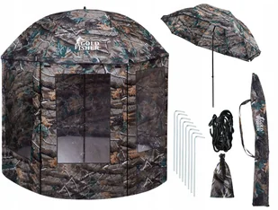 Parasol Wędkarski Namiot Na Ryby Wodoodporny 240cm - Inne akcesoria dla wędkarzy - miniaturka - grafika 3