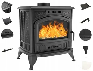 Kominek Piec Wolnostojący Koza K7 żeliwny 3-8 kW - Piece wolnostojące - miniaturka - grafika 8