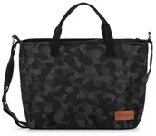 Torby i organizery dla mam - Petite&Mars Torba do wózka Bag Marble Black - miniaturka - grafika 1