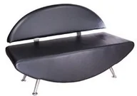 Inne meble biurowe - Beauty System Kanapa do poczekalni Carini BD-6710 czarna BD-6710/144 - miniaturka - grafika 1