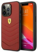 Etui i futerały do telefonów - Ferrari FEHCP13LRQUR iPhone 13 Pro / 13 6,1" czerwony/red hardcase Off Track Quilted - miniaturka - grafika 1