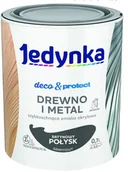 Farby zewnętrzne - Jedynka D&p- farba, satynowa, grafitowa, 0.7l - miniaturka - grafika 1