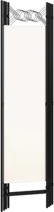 vidaXL Parawan 4-panelowy, biały, 160 x 180 cm vidaXL - Parawany - miniaturka - grafika 4