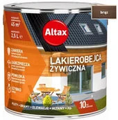 Lakiery do drewna - Altax lakierobejca żywiczna, brąz, 2.5l - miniaturka - grafika 1