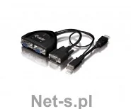 Equip przewód VGA Splitter, 2-Port czarny 4015867130452 - Akcesoria do monitorów - miniaturka - grafika 2