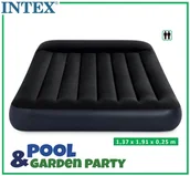 Materace turystyczne - Intex Materac dmuchany welurowy 137x191 cm 64142 64142 - miniaturka - grafika 1