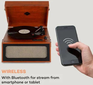 Auna Sarah Ann brązowy - Gramofony - miniaturka - grafika 4