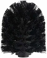 Akcesoria do wc - axentia wymienna głowica szczotki, tworzywo sztuczne, czarna, ok.  8 cm x wys. 9,5 cm - miniaturka - grafika 1