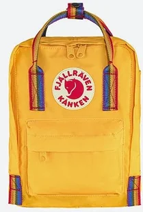 Plecak Fjallraven Kanken Rainbow Mini - warm yellow / rainbow pattern - Plecaki - miniaturka - grafika 3