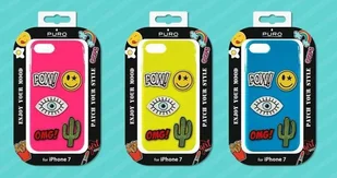 PURO Patch Mania - Etui Samsung Galaxy A3 (2017) w zestawie 5 naklejek (żółty) b2btrade-9544-0 - Etui i futerały do telefonów - miniaturka - grafika 5