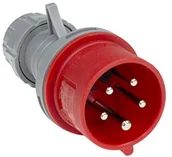 Listwy zasilające - as - Schwabe Wtyk zasilania  AS  Schwabe 60461 wtyczka CEE z Zmiennik faz, 32 A, 400 V - miniaturka - grafika 1