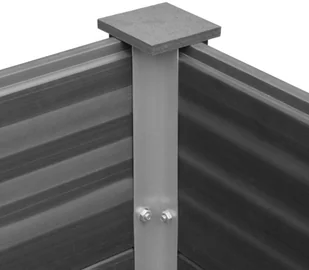 vidaXL Donica ogrodowa z WPC, 150x100x91 cm, szara - Donice - miniaturka - grafika 5