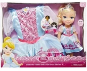 Lalki dla dziewczynek - Jakks Pacific Lalka Kopciuszek + Sukienka dla dziewczynek - miniaturka - grafika 1