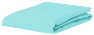 Prześcieradła - Esprit Gładkie prześcieradło na gumkę z jerseyu w kolorze turkusowym prześcieradło z gumką ekskluzywna pościel Esprit 90 x 200 cm 100018-103-025 - miniaturka - grafika 1