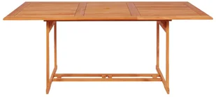 vidaXL 7-cz. zestaw mebli ogrodowych, szare poduszki, drewno tekowe - Meble ogrodowe - miniaturka - grafika 4