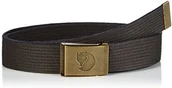 Akcesoria turystyczne - Fjällräven Canvas Brass pasek do spodni, szary, jeden rozmiar 77297-032 - miniaturka - grafika 1