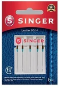 Akcesoria i części do maszyn do szycia - Singer Leather Needle 90/14 5PK 250055403 - miniaturka - grafika 1