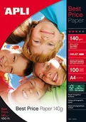 Papier do drukarek - APLI Best Price pełniejszego korzystania z papieru/11804 DIN A4 140 G/qm 100 szt. 11804 - miniaturka - grafika 1