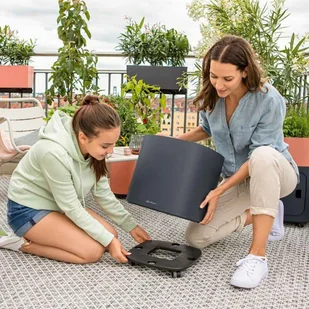 Lechuza Doniczka Pila 35 niebieski | petrol blue PILA 35 NIEBIESKI - Donice - miniaturka - grafika 8