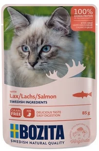 Bozita Cat Łosoś w galaretce saszetka 85g - Mokra karma dla kotów - miniaturka - grafika 2
