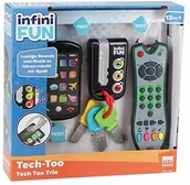 Instrumenty muzyczne dla dzieci - Tech-Too Tech Too DES0889 3-częściowy zestaw do gry z autentycznym pilotem zdalnego sterowania, telefonem komórkowym i kluczykiem do samochodu, zestaw do gry technicznej, Trio, Pojedynczy - miniaturka - grafika 1