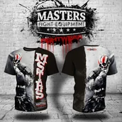 Kimona, stroje i obuwie - Masters FIGHT EQUIPMENT Koszulka męska treningowa, Fightwear Collection Dark Side Warrior, rozmiar L - miniaturka - grafika 1