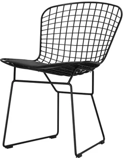 D2.Design DESIGN Krzesło Harry czarne / czarna poduszka - Krzesła - miniaturka - grafika 15