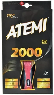 ATEMI RAKIETKA DO TENISA STOŁOWEGO 2000 ANATOMICAL ATEMI 17206 - Tenis stołowy - miniaturka - grafika 2