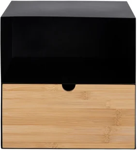 Actona Szafka nocna Joliet czarny/naturalny - Szafki nocne - miniaturka - grafika 12