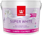 Farby wewnętrzne - Tikkurila Farba Super White 10 l + 10% 710008232 - miniaturka - grafika 1