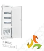 Rozdzielnie elektryczne - Hager Rozdzielnica hybrydowa VOLTA.HYBRID podtynkowa 3x12(36m) 1x płyta montażowa 1x gniazdo 230V VU603PLH VU603PLH/HAG - miniaturka - grafika 1