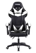 Fotele gamingowe - Zenga.pl Extreme RX czarno-biały - miniaturka - grafika 1