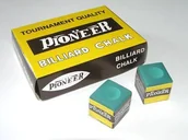 Stoły bilardowe i akcesoria - Kreda bilardowa Pioneer zielona 12 szt. Promocja! K4988 - miniaturka - grafika 1