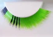Pozostałe kosmetyki - Eulenspiegel Rzęsy 000250  , zielony/czarny 4028362000250 - miniaturka - grafika 1