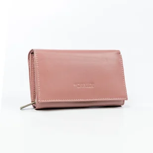 Cavaldi 4U Klasyczny skórzany portfel damski z klapą na zatrzask - Portfele - miniaturka - grafika 2