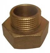 Rury - Przedłużka redukcyjna mosiądz 1" x 3/4" - miniaturka - grafika 1