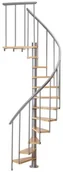 Schody strychowe - Schody spiralne CALGARY SREBRNE - miniaturka - grafika 1